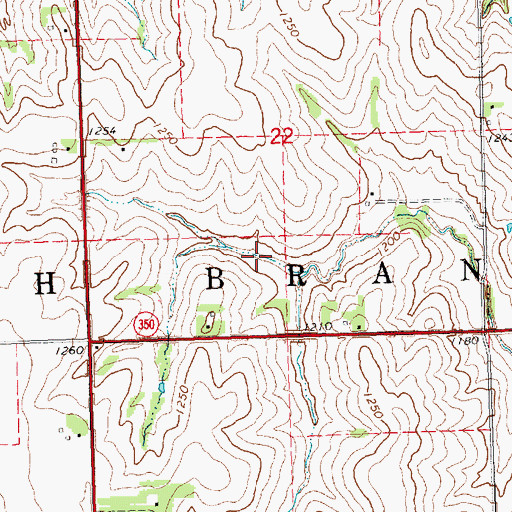 Topographic Map of Wilson Creek Dam 9-6, NE