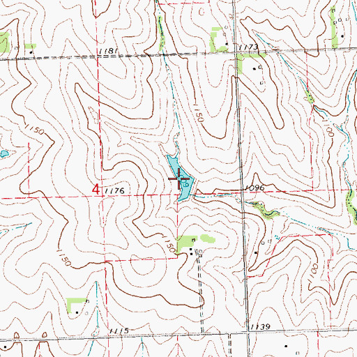 Topographic Map of Wilson Creek Reservoir 3-6, NE