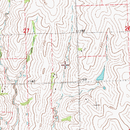 Topographic Map of Wilson Creek Reservoir 2-26, NE