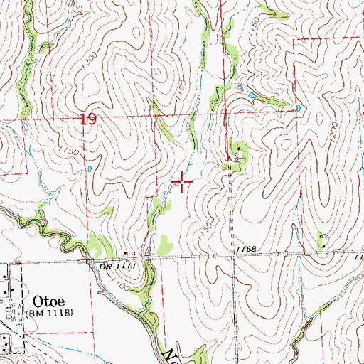 Topographic Map of Wilson Creek Dam 2-S, NE