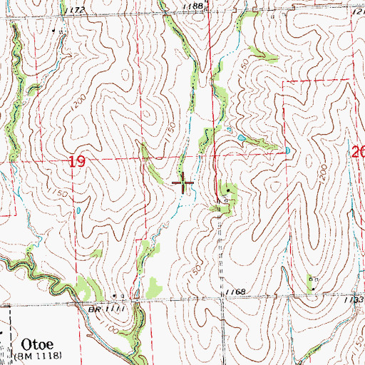 Topographic Map of Wilson Creek Reservoir 2-S, NE