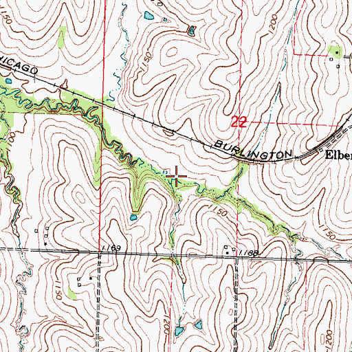 Topographic Map of Wilson Creek Reservoir 5-H, NE