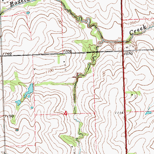Topographic Map of Ziegler Creek Dam Z-5-3, NE