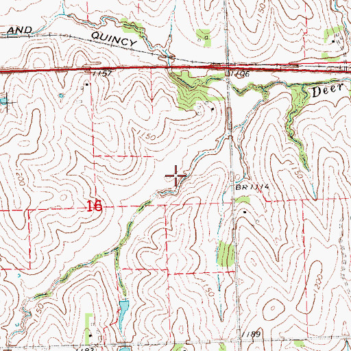 Topographic Map of Wilson Creek Reservoir 8-B, NE