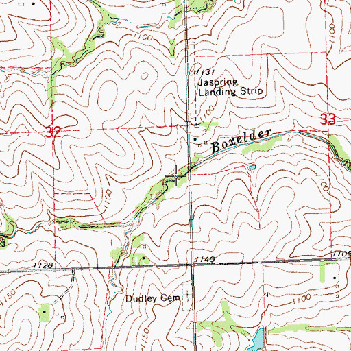 Topographic Map of Ziegler Creek Reservoir Z-5-4, NE