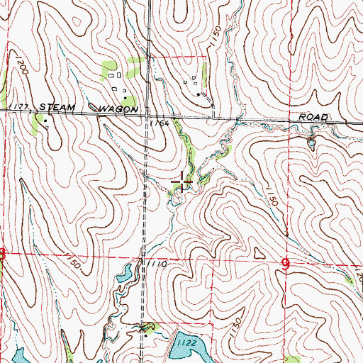 Topographic Map of Wilson Creek Reservoir 6-4, NE