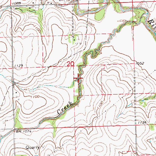 Topographic Map of Ziegler Creek Reservoir Z-16, NE