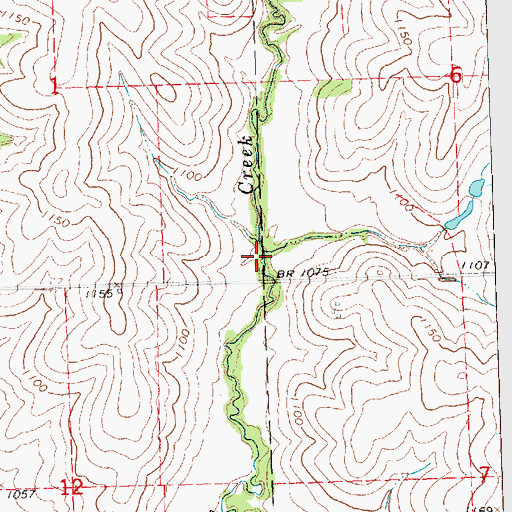 Topographic Map of Wilson Creek Dam 7-A, NE