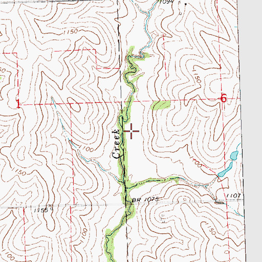 Topographic Map of Wilson Creek Reservoir 7-A, NE