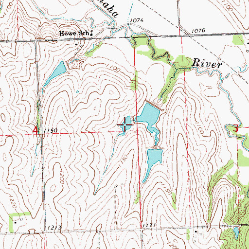 Topographic Map of Wilson Creek Reservoir 2-2b, NE