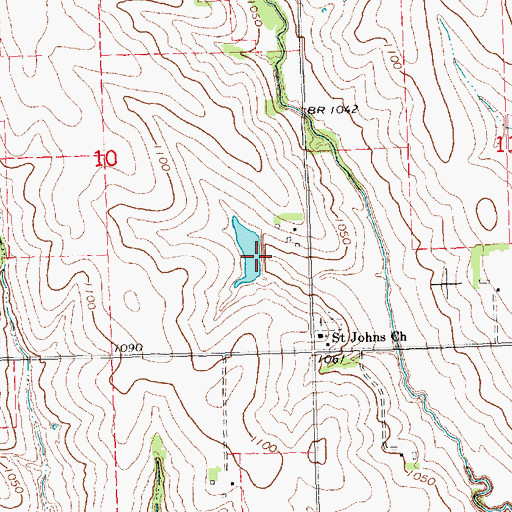 Topographic Map of Wilson Creek Dam 3-2, NE