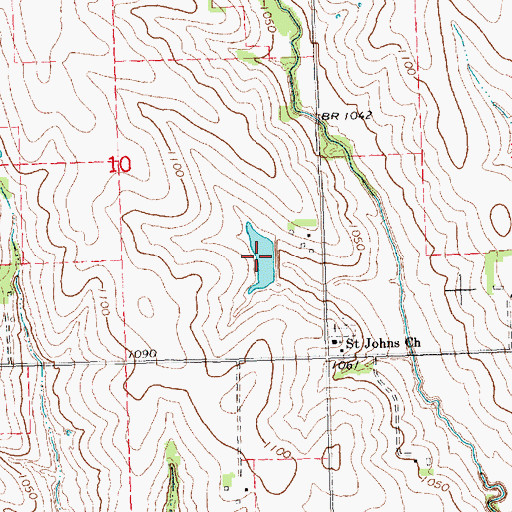 Topographic Map of Wilson Creek Reservoir 3-2, NE