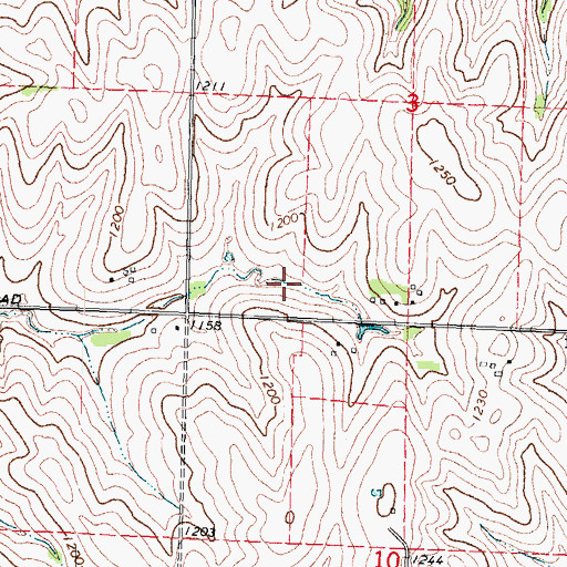 Topographic Map of Wilson Creek Reservoir 6-5, NE