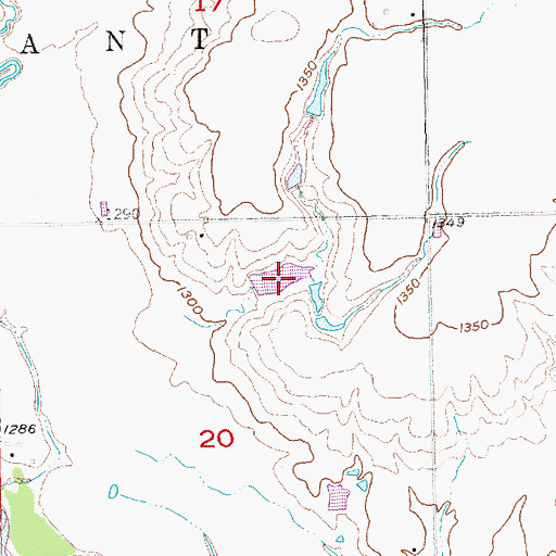 Topographic Map of Essman Reservoir, NE