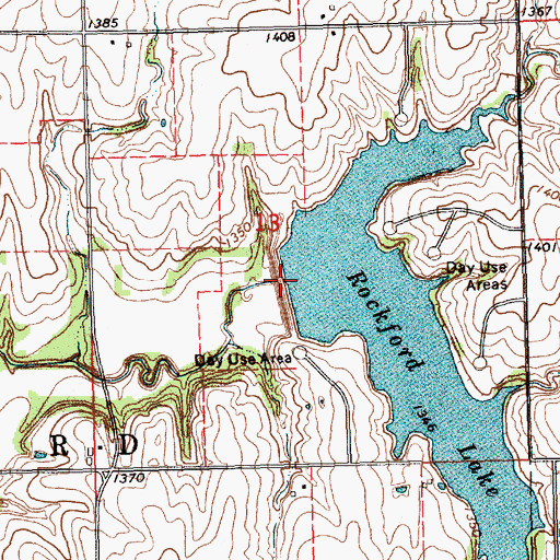Topographic Map of Mud Creek Dam 4-J, NE