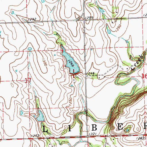 Topographic Map of Plum Creek Dam 2-E, NE