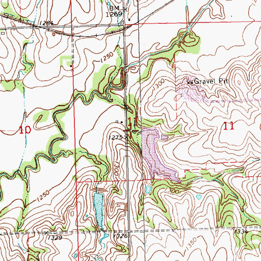 Topographic Map of Plum Creek Dam 2-A, NE