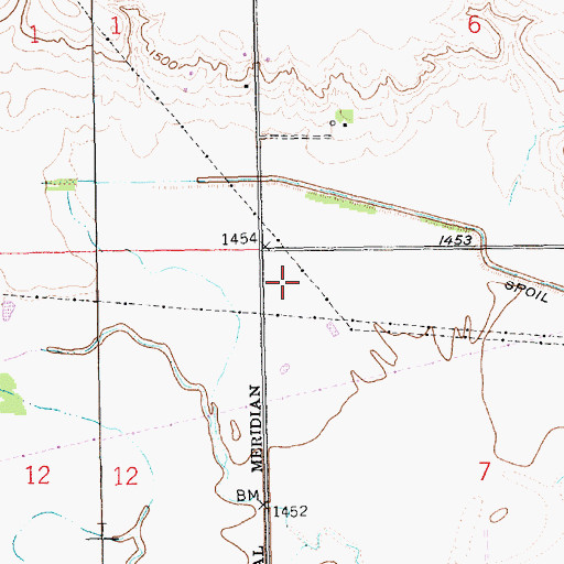 Topographic Map of Lake Babcock-Lake North, NE