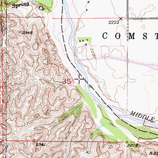 Topographic Map of Arcadia Diversion Dam, NE