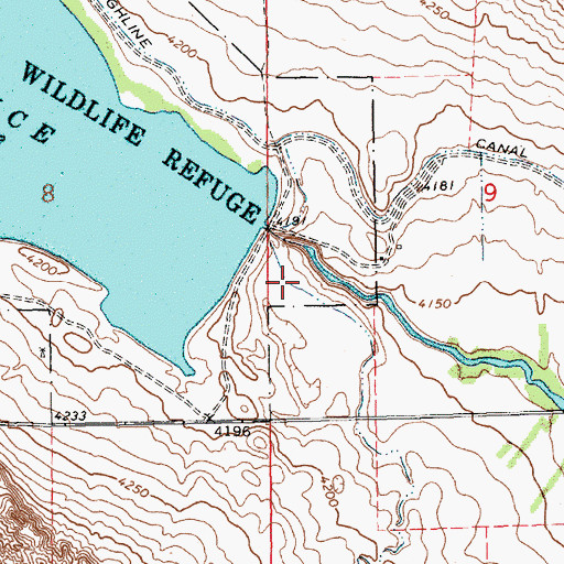 Topographic Map of Lake Alice Lower Dam, NE
