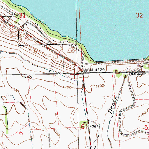 Topographic Map of Minatare Dam, NE
