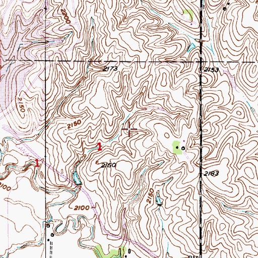 Topographic Map of Sherman Reservoir, NE