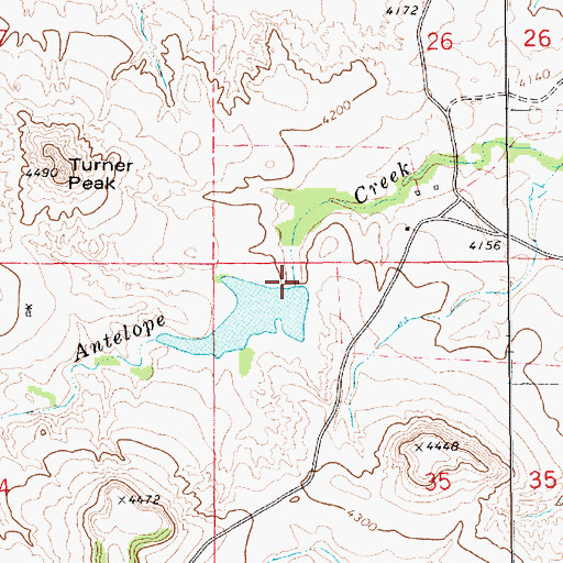 Topographic Map of Turner Dam, NE