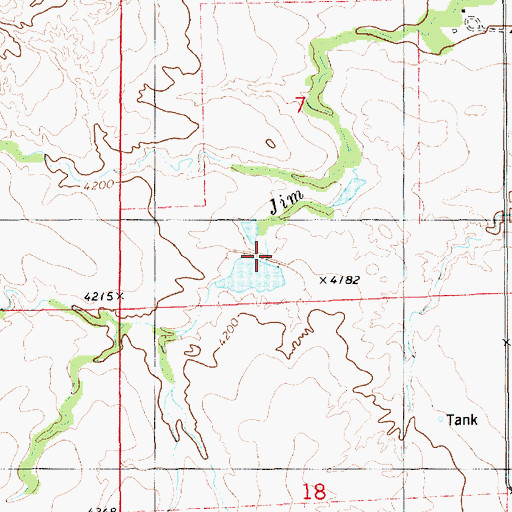 Topographic Map of Dout Dam Number 1, NE