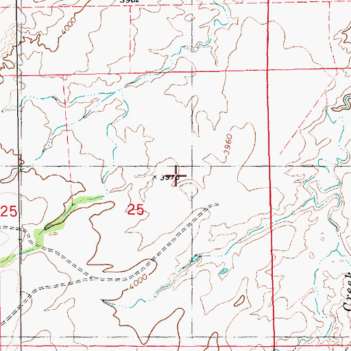 Topographic Map of Plunkett Dam, NE