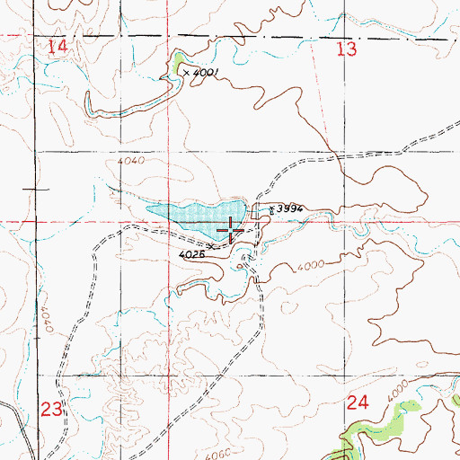 Topographic Map of Schnurr Dam Number 2, NE