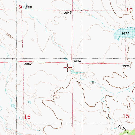 Topographic Map of Staudenmaier Dam, NE