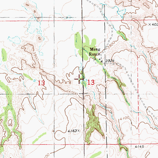 Topographic Map of Whitehead Dam, NE