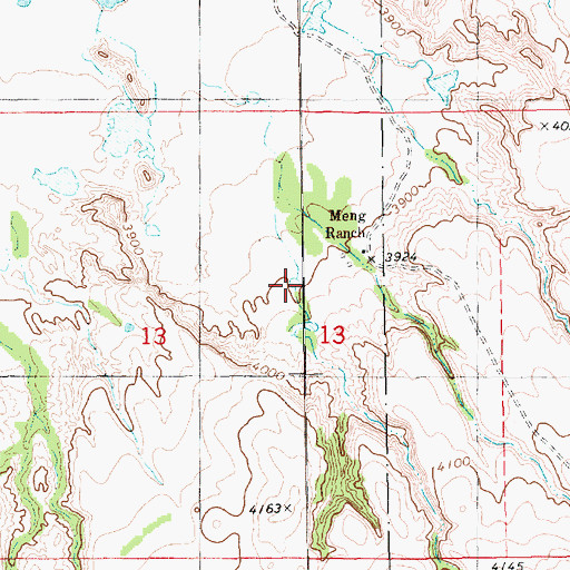 Topographic Map of Whitehead Reservoir, NE