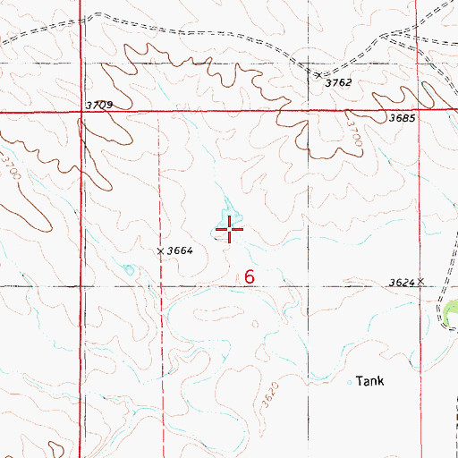 Topographic Map of Semroska Dam, NE
