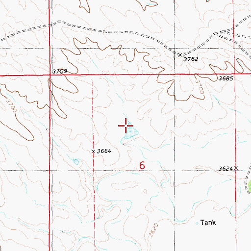 Topographic Map of Semroska Reservoir, NE