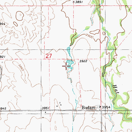 Topographic Map of Zimmerman Reservoir, NE