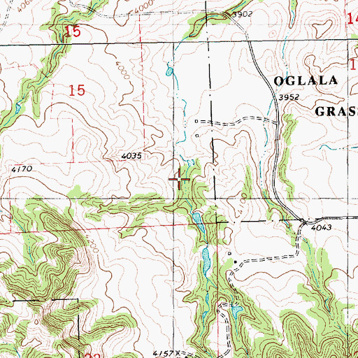 Topographic Map of Dunlap Reservoir, NE