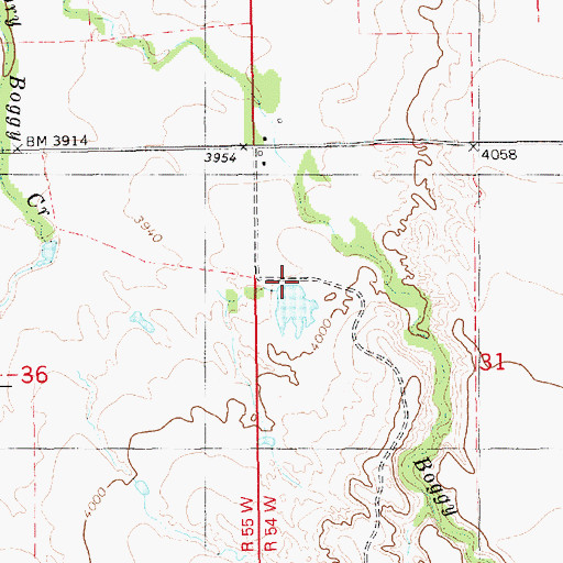 Topographic Map of Wickersham Dam Number 2, NE