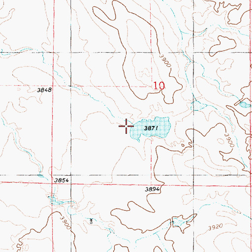 Topographic Map of Eberspecher Dam Number 1, NE
