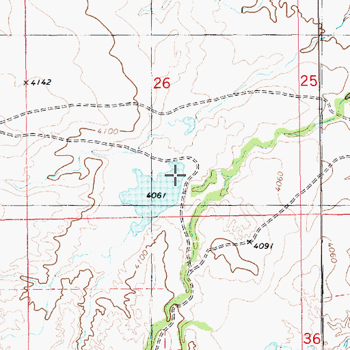 Topographic Map of Parsons Dam Number 1, NE