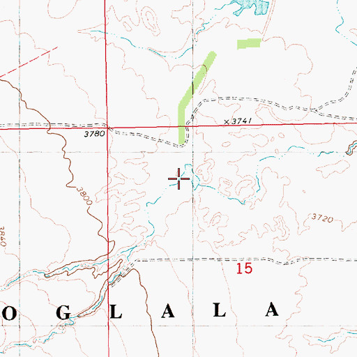 Topographic Map of Norman Dam Number 1, NE