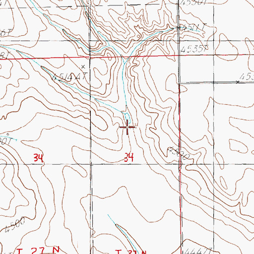Topographic Map of Henrich Dam, NE
