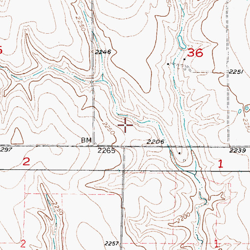 Topographic Map of Atkinson Dam, NE