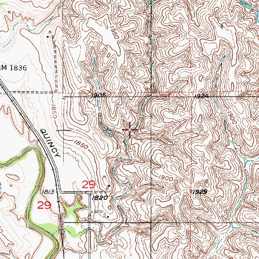 Topographic Map of Deppen Reservoir, NE