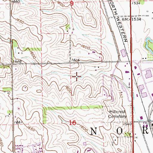 Topographic Map of Raasch Dam, NE