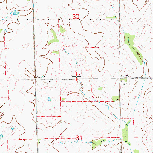 Topographic Map of Upper Big Nemaha Dam L-5, NE