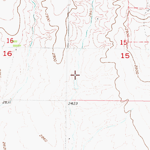 Topographic Map of Harper Reservoir, NE