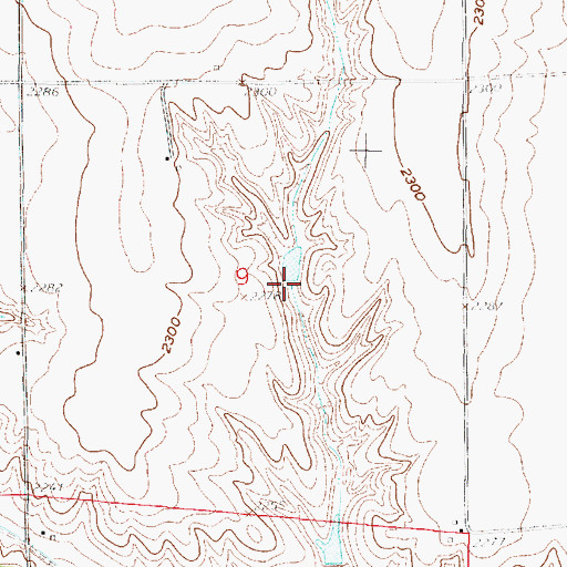 Topographic Map of Krumme Dam, NE