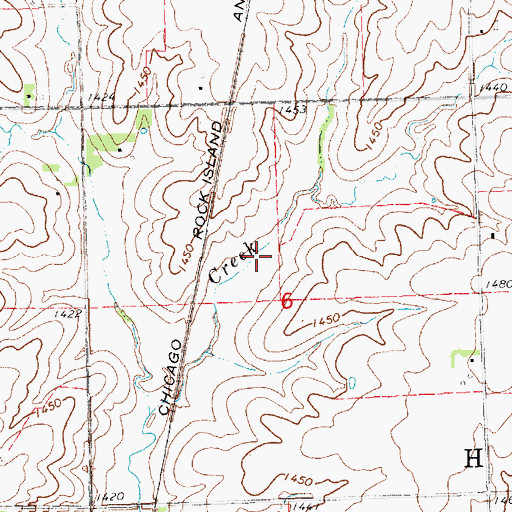 Topographic Map of Clatonia Creek Dam 10-A, NE