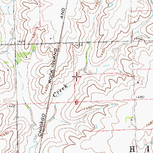 Topographic Map of Clatonia Creek Reservoir 10-A, NE